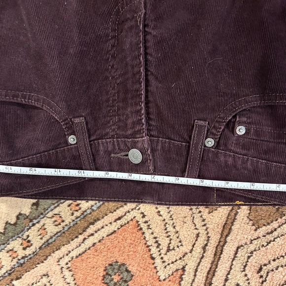 Levi’s Plum Corduroy Pants - Picture 2 of 5